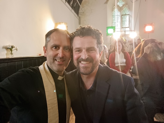 Nathan Head filming with Guillaume Revaud